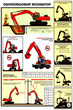 ПС21 Одноковшовый экскаватор. безопасность земляных работ (ламинированная бумага, А2, 4 листа) - Плакаты - Строительство - ohrana.inoy.org